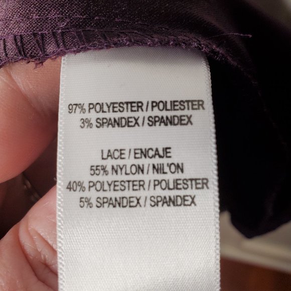 Melanie T Purple Faux Suede Skater Dress 18W - Picture 9 of 10